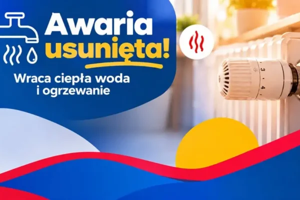 Zabrze: awaria ciepłownicza usunięta, ciepła woda i ogrzewanie wracają do mieszkań