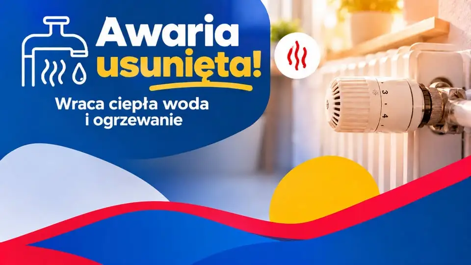 Zabrze: awaria ciepłownicza usunięta, ciepła woda i ogrzewanie wracają do mieszkań
