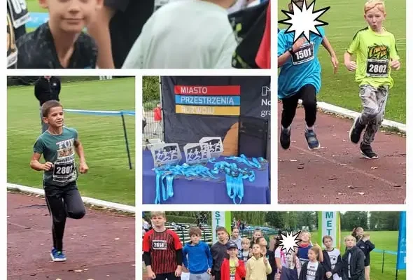 Uczennice z Zabrza na podium podczas Biegu dla Zabrza