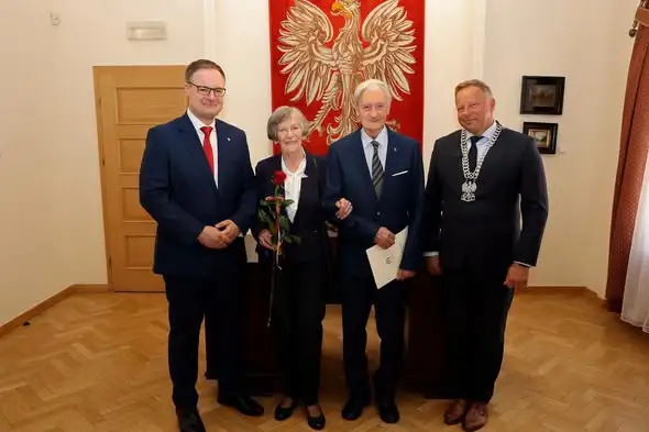 Złote gody w Zabrzu. Pary małżeńskie odebrały medale za długoletnie pożycie