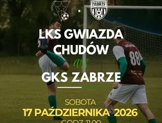 GKS Zabrze walczy o trzy punkty w Chudowie. 11. kolejka B-klasy