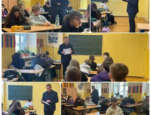 Sędzia z Zabrza uczył siódmoklasistów, jak rozwiązywać konflikty bez sądu