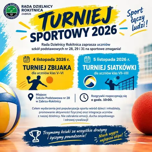 Turniej Sportowy 2026 w Rokitnicy – zapisy dla szkół podstawowych