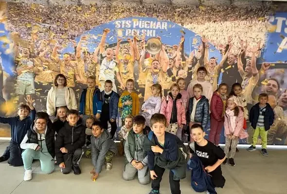 Uczniowie klas 2a i 2b z wizytą na stadionie Górnika Zabrze