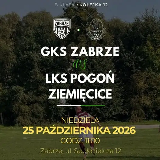Derby Zabrza: GKS Zabrze zmierzy się z LKS Pogoń Ziemięcice